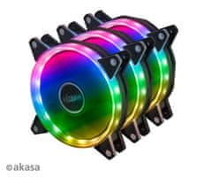 Akasa prídavný ventilátor Vegas AR7 LED 12 cm kit