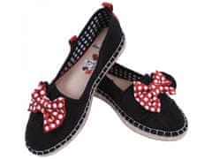 Disney Čierne espadrilky s mašľou od Minnie Mouse DISNEY 36 EU