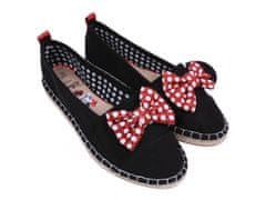 Disney Čierne espadrilky s mašľou od Minnie Mouse DISNEY 36 EU