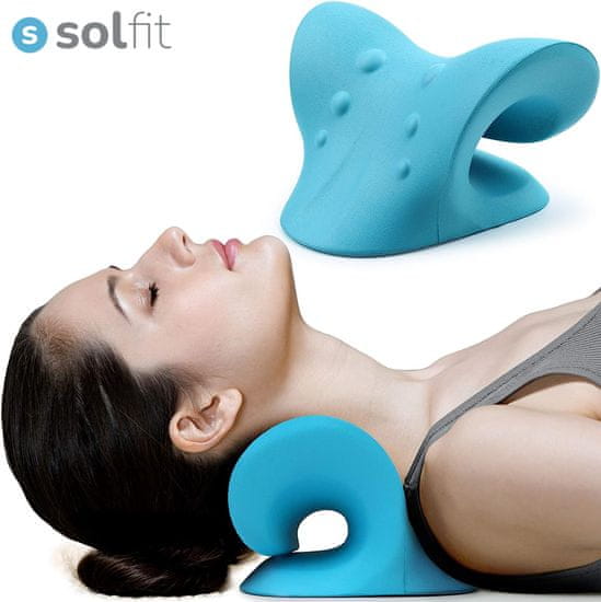 SOLFIT® Masážna podložka na uvoľnenie bolesti krčnej chrbtice a hlavy | NECKSTRECH