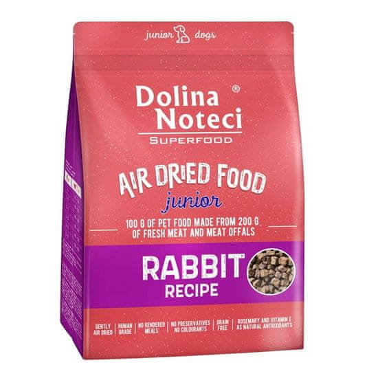 DOLINA NOTECI Superfood Krmivo Pre Mladých Králikov Sušené V Miske Pre Psov 1kg