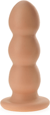 XSARA Obrovské anální dildo pr. 9 cm kuličkový anal plug kolík na přísavce - 78256989