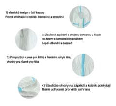 Symfony Jednorazový ochranný pracovní oblek, biely, 175 cm