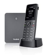 YEALINK W73P, IP DECT báza + rúčka, PoE, 1,8" bar.disp., až 10 rúčok