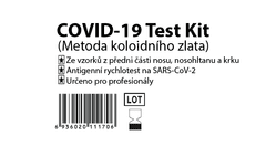 Singclean SINGCLEAN výterový antigénny rýchlostest na COVID-19 koronavírus, 20 ks