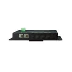 Planet Planét WGS-4215-8T2S plochý L4 switch, 8x1Gb, 2x1Gb SFP, 12-48VDC/24VAC, -40~75°C, IP30, fanless