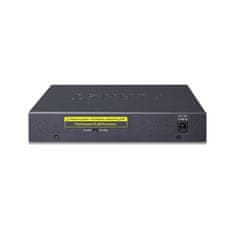 Planet GSD-604HP PoE switch 1Gbps, 6xTP, 4xPoE 802.3at/af 30W/55W, fanless