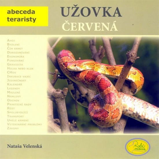 Robimaus Užovka červená - Abeceda teraristov