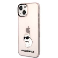 Karl Lagerfeld Zadný kryt IML Choupette NFT pre iPhone 14 Plus Pink