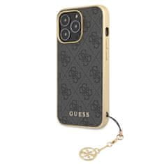 Guess Zadný kryt 4G Charms pre iPhone 13 Pro Max Grey