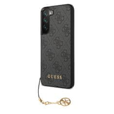 Guess Zadný kryt 4G Charms pre Samsung Galaxy S23 Grey