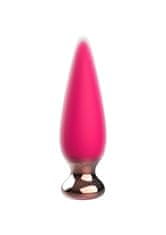 Toyjoy ToyJoy The Charming Buttplug (Fuchsia), vibračný análny kolík