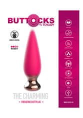 Toyjoy ToyJoy The Charming Buttplug (Fuchsia), vibračný análny kolík