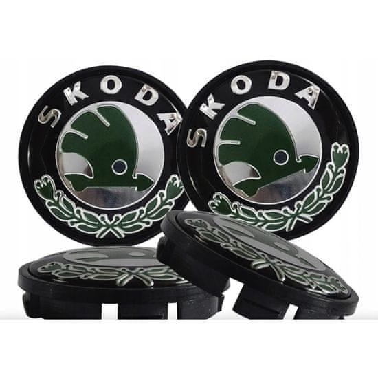 BB-Shop Škoda viečka 65 mm Sada 4 kusov 3B7601171