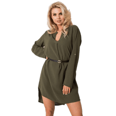 ITALY MODA Dámske šaty STELLA khaki DHJ-SK-5766.18X_362889 Univerzálne