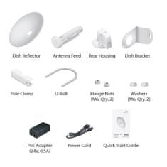 Ubiquiti PowerBeam M5 300 - AP/client 5GHz, anténa 22dBi MIMO2x2, AirMAX, 1x RJ45, PoE 24V