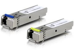 Ubiquiti Single-Mode optický modul SFP, 1 Gbit, BiDi, sada 2 kusov