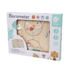 Classic world Vzdelávacia tabuľa Barometer Science for Kids Meteostanica Vietor Teplota 9 el.