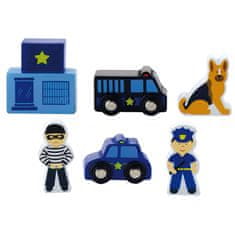 Viga Toys Sada figúrok - Polícia - Železničné príslušenstvo