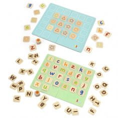 Viga Toys Memo Memo Pamäťová hra Učenie abecedy Montessori