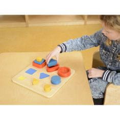 Masterkidz Triedič tvarov Geometrické bloky Montessori