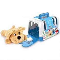 WOOPIE Little Vet Set Dog Transporter 6 el.