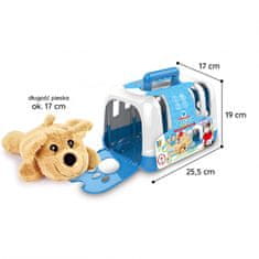 WOOPIE Little Vet Set Dog Transporter 6 el.