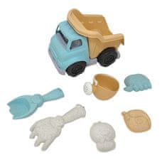 WOOPIE GREEN Sand set with Car 7 el. BIODEGRADOUS ORGANIC MATERIAL