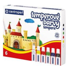 Centropen Temperové farby 6 farieb 12ml