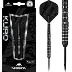 Mission Šípky steel Kuro M3 22g, black, 95% wolfram