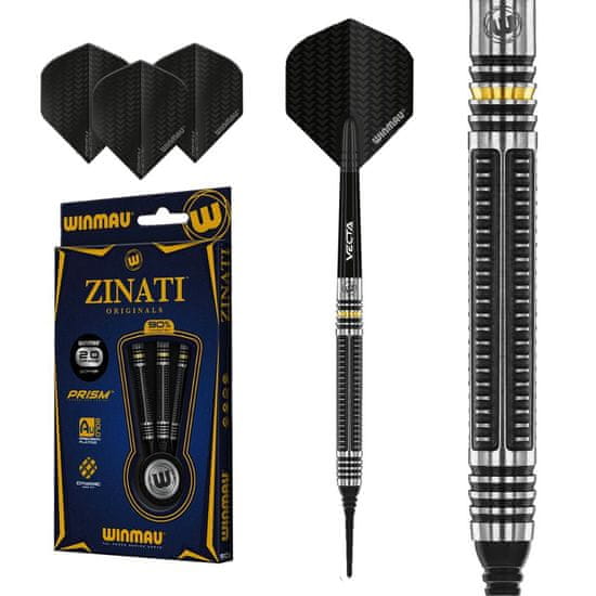 Winmau Šípky soft Zinati 20g, 90% wolfram