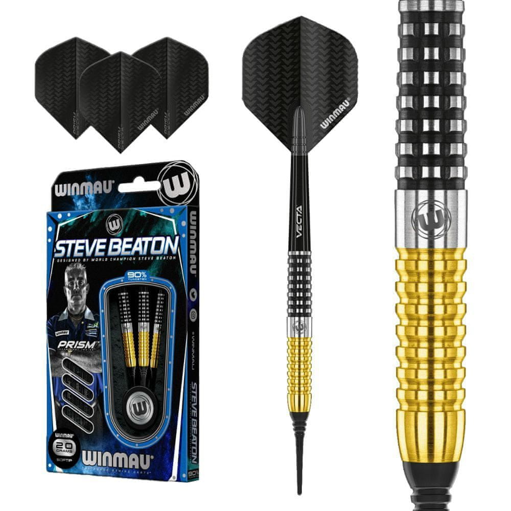 Winmau Šípky soft Steve Beaton 20g, special edition, 90% wolfram