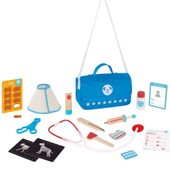 Tooky Toy Vet Set Bag 17el.