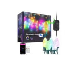 BOT Smart LED vianočný a párty reťaz Strawberry SL2 10 metrov Tuya RGB WiFi a BT