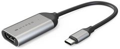 Hyper Drive adaptér USB-C na 8K 60Hz / 4K 144Hz HDMI, strieborná