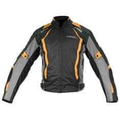 Cappa Racing Bunda moto AREZZO textilná čierna/oranžová 3XL