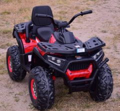 Super-Toys MEGA VEĽKÁ ŠTVORKOLKA, TLMIČE, MÄKKÉ KOLESÁ, DIAĽKOVÉ OVLÁDANIE, POMALÝ ŠTART, 4X4 /XMX607