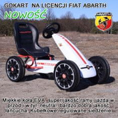 Super-Toys SKVELÉ LICENCOVANÉ FIAT ABARTH MOTOKÁRY EVA KOLESÁ KVALITA /PB9388A