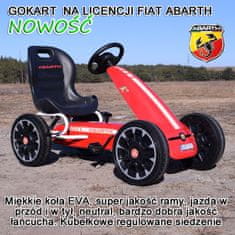 Super-Toys SKVELÉ LICENCOVANÉ FIAT ABARTH MOTOKÁRY EVA KOLESÁ KVALITA /PB9388A