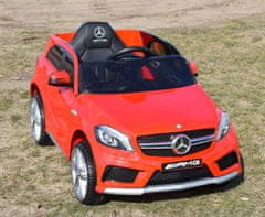 Super-Toys MERCEDES A45 AMG S TLMIČMI, MÄKKÝMI KOLESAMI, SEDADLOM, BRZDAMI, FARBOU/CH9988