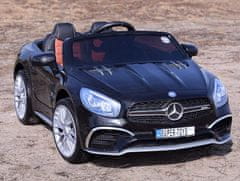 Super-Toys MERCEDES SL65 AMG DIAĽKOVÉ OVLÁDANIE, POMALÝ ŠTART, PUZDRO NA BATÉRIE , MP4 /XMX602