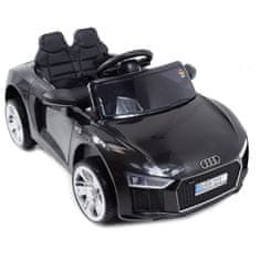 Super-Toys NAJNOVŠIE ORIGINÁLNE AUDI R8 LICENCOVANÉ MÄKKÉ SEDADLO, MÄKKÉ KOLESÁ SUPER KVALITA/HL1818