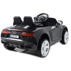 Super-Toys NAJNOVŠIE ORIGINÁLNE AUDI R8 LICENCOVANÉ MÄKKÉ SEDADLO, MÄKKÉ KOLESÁ SUPER KVALITA/HL1818