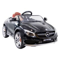 Super-Toys MERCEDES CLA 45 AMG S TLMIČMI, MÄKKÝMI KOLESAMI, SEDADLOM, BRZDOU, NASTAVITEĽNÝM VOLANTOM, POSILŇOVAČOM RIADENIA, LAKOM/1538