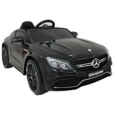 Super-Toys MERCEDES C 63 S KUPÉ, MÄKKÉ SEDADLÁ , MÄKKÉ KOLESÁ, ESW SYSTÉM, 5-BODOVÉ BEZPEČNOSTNÉ PÁSY /QY-1588