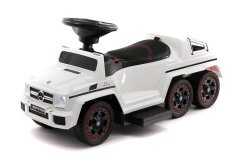 Super-Toys AKUMULÁTOROVÉ JAZDÍTKO, TLAČNÁ TYČ, ODSTRKOVACIE MERCEDES G 63 AMG 6X6, MÄKKÉ KOLESÁ, STRIEŠKA , OVLÁDANIE RUKOVÄŤOU /1838 DLHÉ