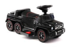 Super-Toys AKUMULÁTOROVÉ JAZDÍTKO, TLAČNÁ TYČ, ODSTRKOVACIE MERCEDES G 63 AMG 6X6, MÄKKÉ KOLESÁ, STRIEŠKA , OVLÁDANIE RUKOVÄŤOU /1838 DLHÉ