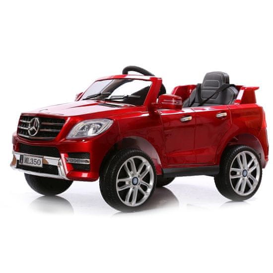 Super-Toys MERCEDES ML350 AMG TRI MOTORY, FUNKCIA HOJDANIA, MÄKKÉ KOLESÁ, MÄKKÉ SEDADLO, VÝKONNÝ/ML350