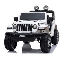 Super-Toys JEEP WRANGLER RUBICON Mäkké kolesá, mäkké sedadlo, 4x4 FULL OPTION/DK-JWR555