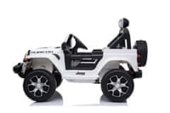 Super-Toys JEEP WRANGLER RUBICON Mäkké kolesá, mäkké sedadlo, 4x4 FULL OPTION/DK-JWR555